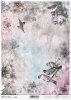 Papel de decoupage de primavera, pájaros, flores*Frühlings-Decoupage-Papier, Vögel, Blumen*Весенняя декупаж бумага, птицы, цветы